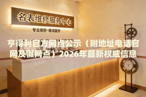 亨得利官方网点公示（附地址电话官网及假网点）2026年最新权威信息